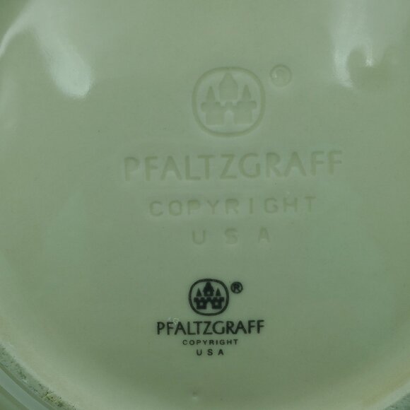 Pfaltzgraff Garden Party Rim Soup Bowls Garden Impressions Rimmed Pasta Bowls - Picture 6 of 6